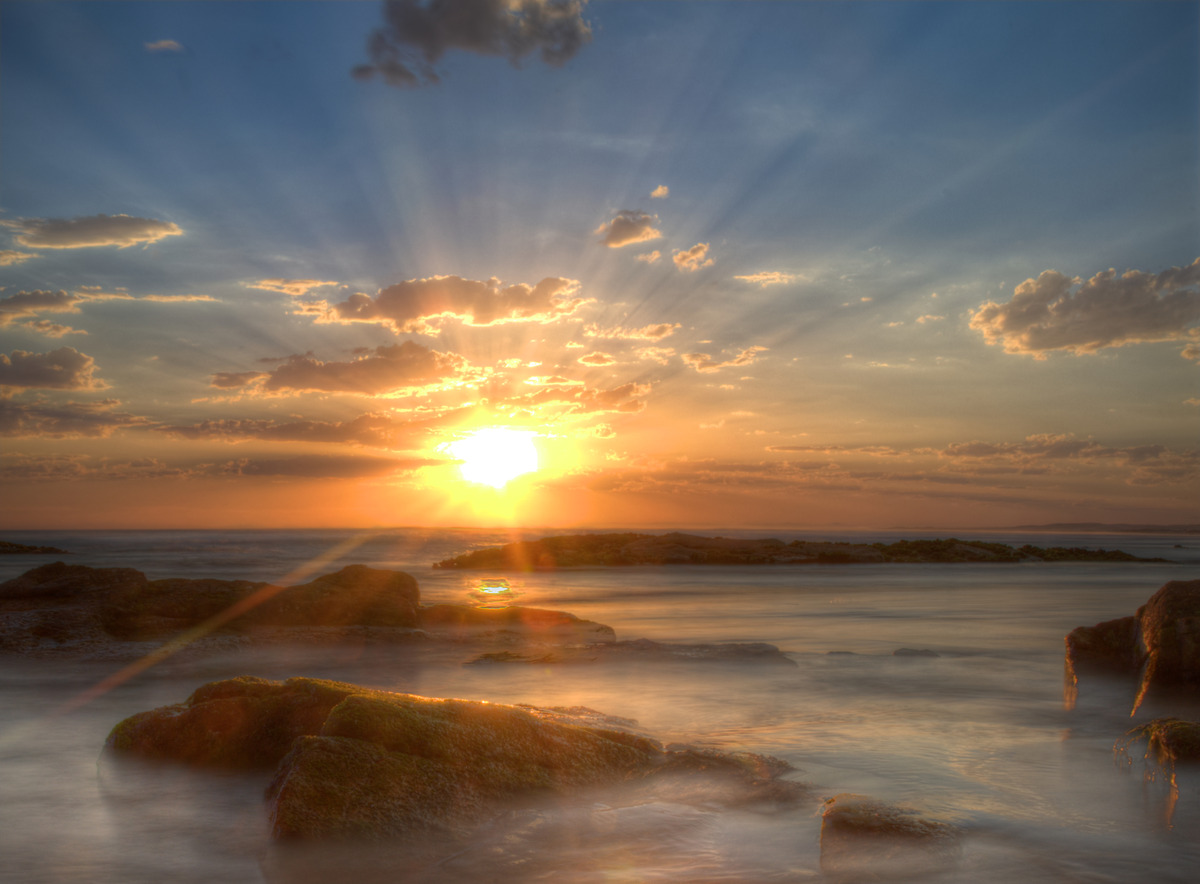 Sunset  at Birubi Beach, Australia